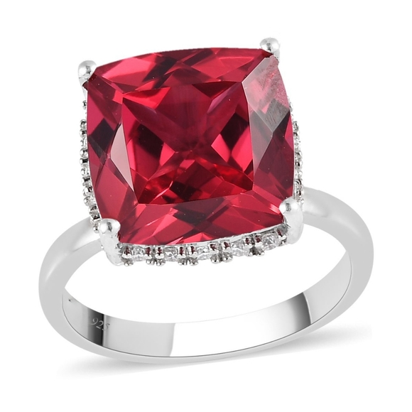 🔥PRICE CUT🔥NWT SAPPHIRE MOISSANITE PLATINUM OVER STERLING